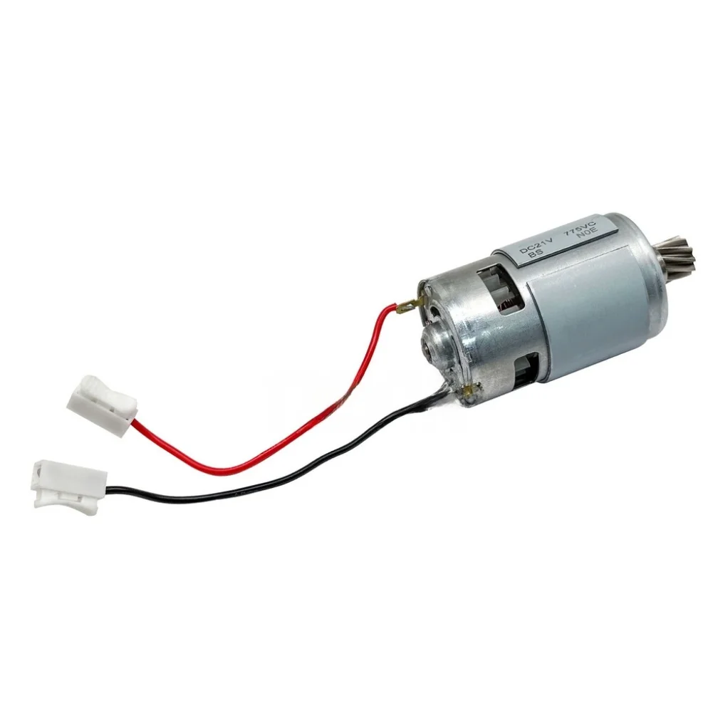 21V Lithium Battery 775 Motor 10 Teeth Gear For Grass Hedge Trimmer Lawn Mower Replacement Part White Metal Tool Accessory