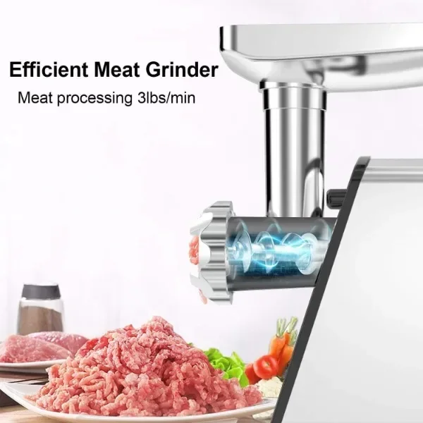 NEW NEW Meat Grinder Electric, Sausage Stuffer Maker, Max 2600W Food Grinder, Meat Mincer Machine with Attachments