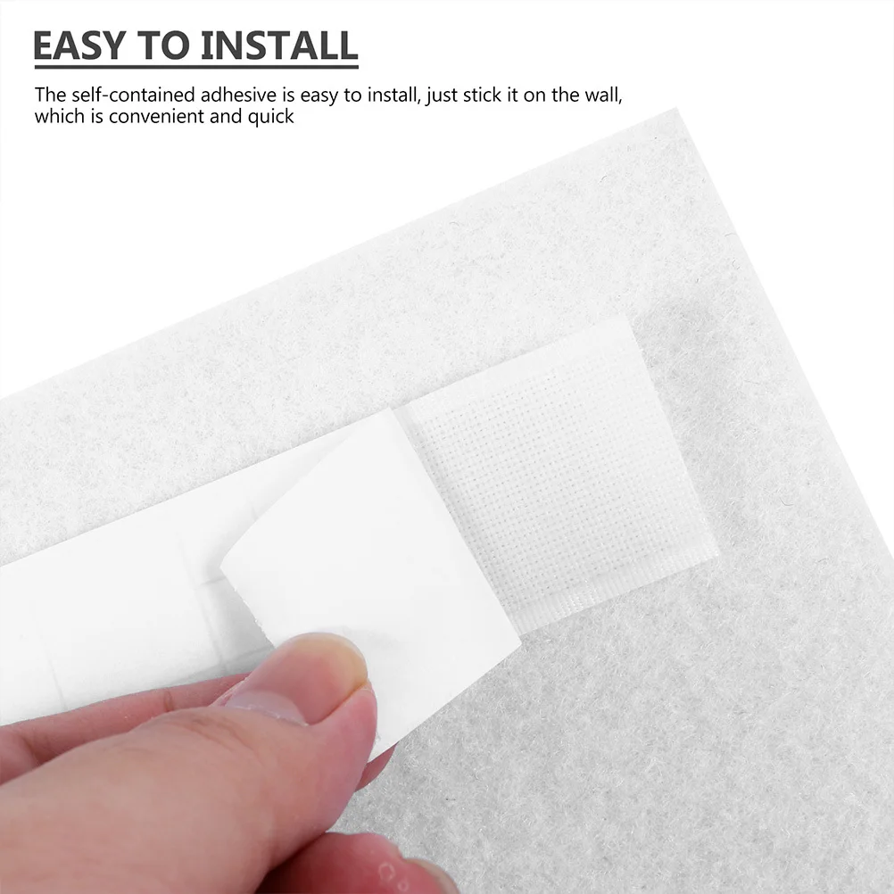 

2pcs Soundproof Wall Panels Thickened Acoustic Insulation Felt For Home Studio Office Theater Sound Absorbing Panel