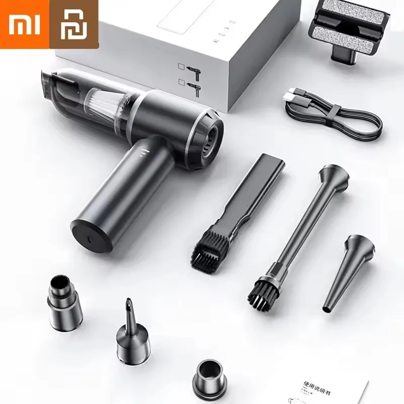مكنسة كهربائية للسيارة من Xiaomi Youpin، شفط قوي، مكنسة كهربائية لاسلكية محمولة باليد، ماكينة تنظيف جديدة