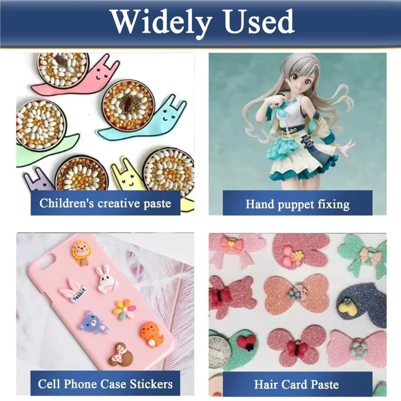 300 Pcs Removable Double Sided Gel Glue Pads Action Figures Adhesive Mounting Dots Poster Wall Hanging Clear Sticky Glue Fixed