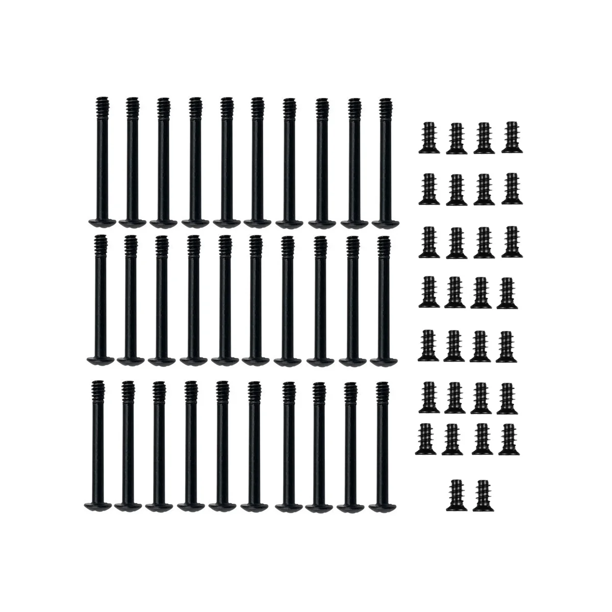 60Pcs Computer Case Cooling Fan Screws Computer Fan Mount Long Short Screws Fan Radiator Accessories