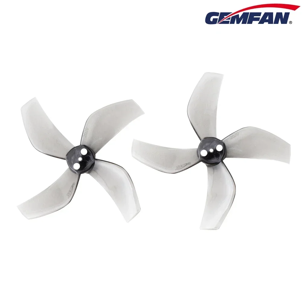 Gemfan 4 블레이드 PC 프로펠러, 무작위 색상, 12 쌍 (12CW + 12CCW), D51 2020, 51mm