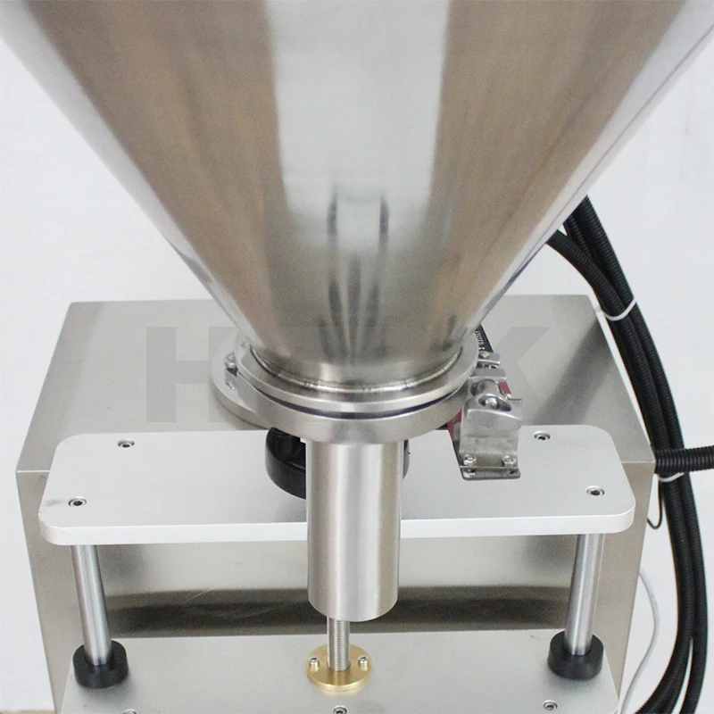 Enchimento de pó semiautomático