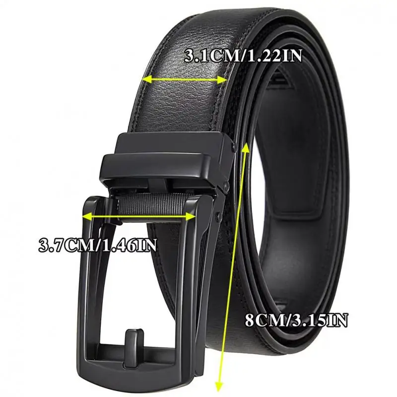 115CM 125CM New Hot Men Real Belt Two Layer Cowhide Pin Buckle Fashion High end Factory  Design Black Brown Clothing Accessories