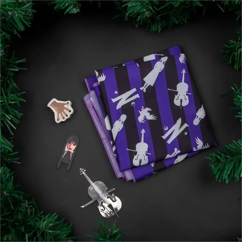 The Movie Wednesday Addams Christmas Random Box Holiday Advent Calendar 24 Pcs Random Acce Wednesday Addams Party Supplies