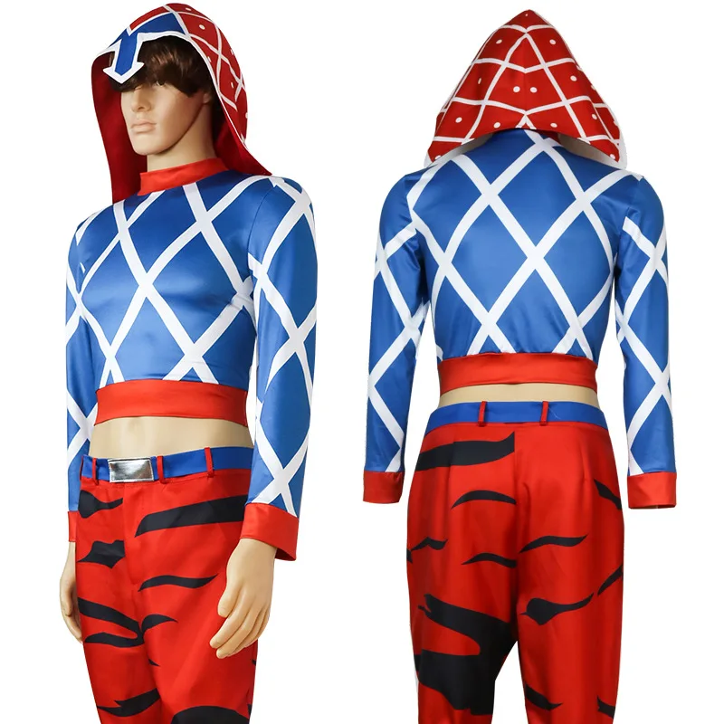 

Anime Adventure Guīdo Mista Cosplay Costume Uniform Halloween Suit Outfits