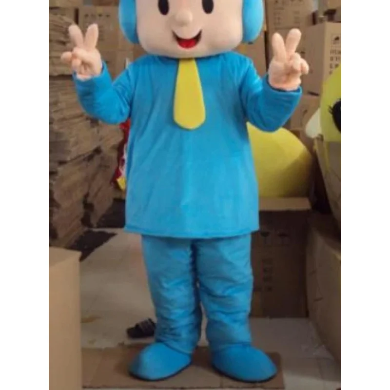 CyCosplay Pocoyoes Cartoon Mascot costume Advertising ceremony Fancy Dress Party Animal carnival Anime stage perform show props