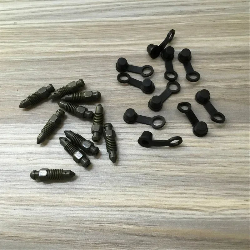 STARPAD Under motorcycle disc brake wheel cylinders dedicated purge pump oil drain screw screw with a rubber cap wholesale,