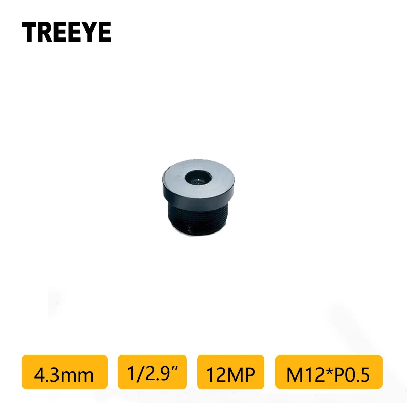 4K HD 12MP 4.3mm M12 Lens 1/2.9