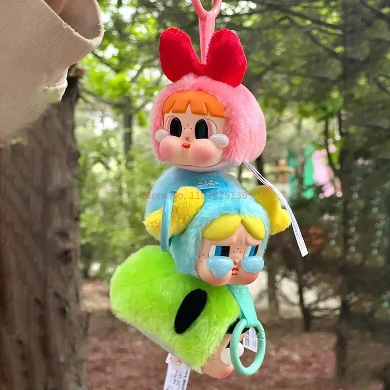 Crybaby Powerpuff Girls Series Vinyl Face Plush Blind Box Toy Decoration Mysterious Box Action Figures Dolls Trendy Kids Toys