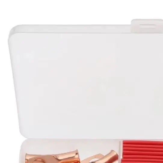 /60PCS /Copper /Nose Terminal Connectors AWG 6 4 2 With Heat Shrink Tubing For American Standard Electrical Wire Lugs Kit In Box