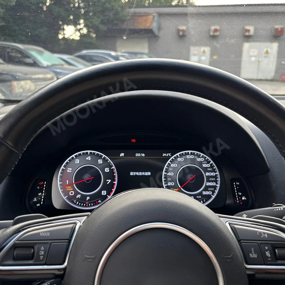 For Audi Q5 2009-2018 Car LCD Dashboard Digital Cluster Virtual Cockpit Instrument Speedometer Multifunctional