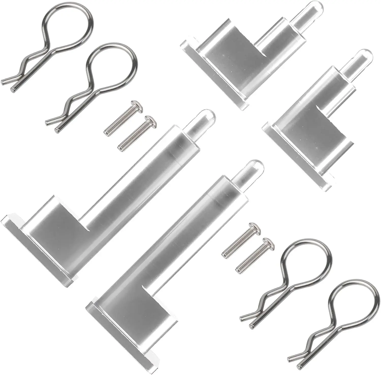 

Super ClodBuster Aluminum Body Mounts Car Shell Fixing for Tamiya RC Car Super Clod Buster Upgrades Replace Parts