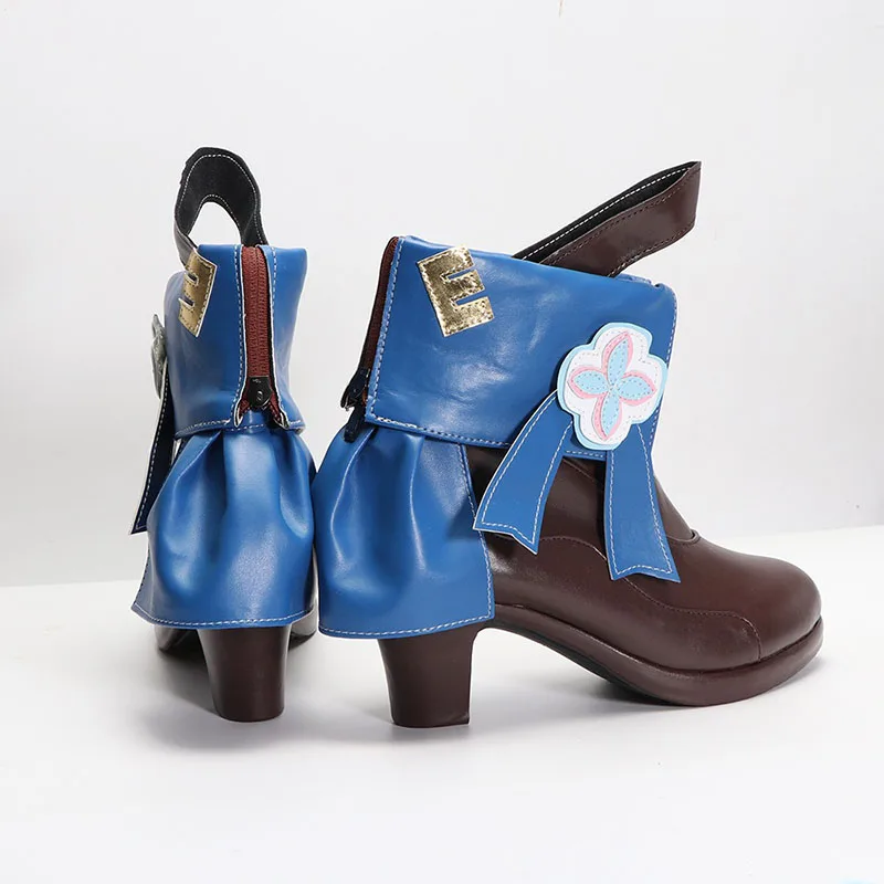 7 de março cosplay sapatos jogo honkai estrela ferroviário acessórios cosplay adereços botas de carnaval de halloween sapatos de couro do plutônio feitos sob encomenda