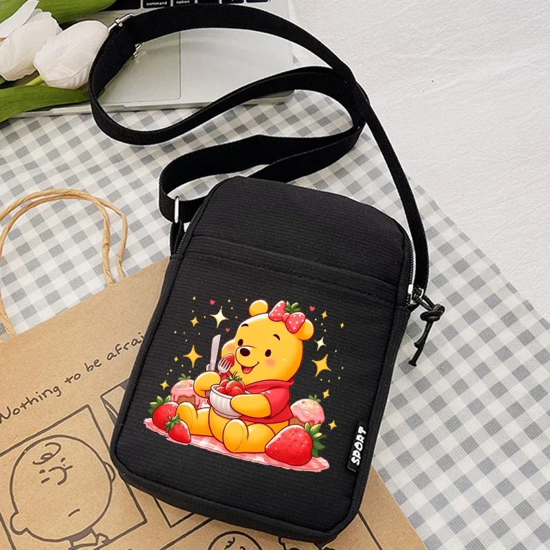 

Winnie The Pooh Handbags Crossbody Pooh-Bear Bag Cartoons Shoulder Bags Tote-Bag Kawaii Underarm Casual Bags Collocation Trendy