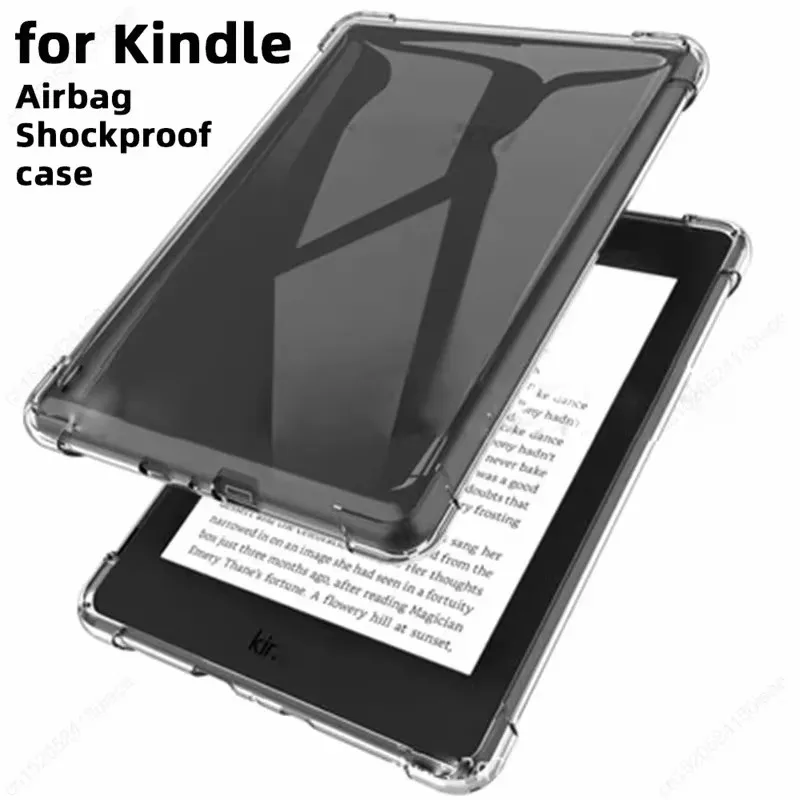 حافظة لجهاز Kindle Paperwhite 6 12th Generation 7 بوصة 2024 حافظة شفافة من البولي يوريثان الحراري لهاتف Kindle 11th 2022 KPW 1 2 3 4 5 6.8 بوصة Funda