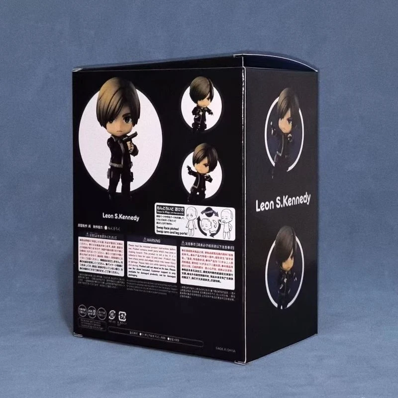 Estoque Original Residente Mal 4 طبعة جديدة 2337 Leon S. Kennedy Q VersãO Bonecas De AçãO Anime Pvc Modelo CriançA Brinquedo De Ani