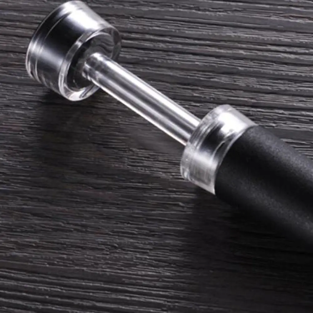 Acrylic Vacuum Wine Stopper with Integrated Pump Sealer for Oxidation Prevention Preserves Flavor Freshness in Opened Bottles