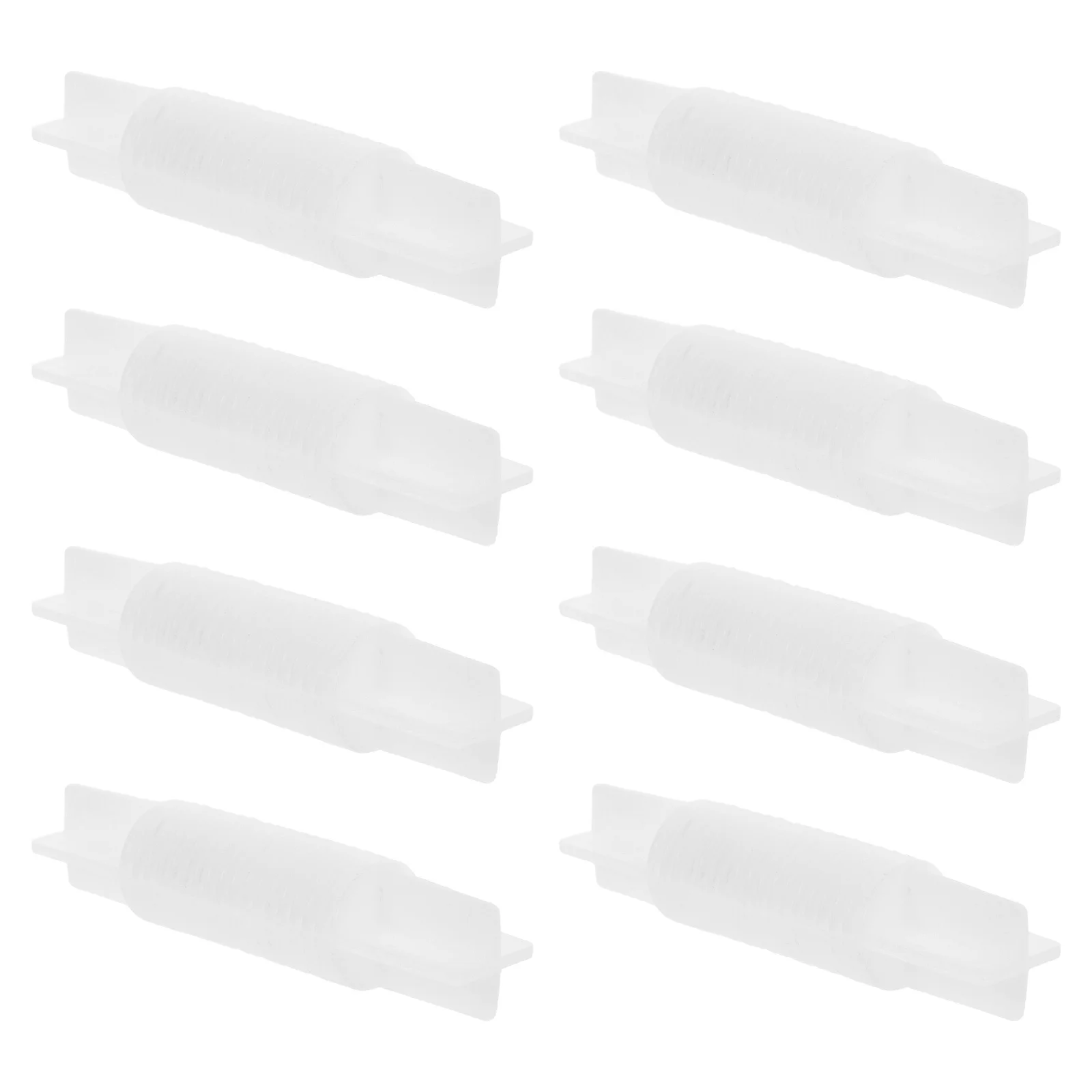 

8Pcs Curtain Rod Corner Connector Plastic Elbow Hinged Adapter Adjustable for 26-28mm Roman Rods Window Curtains