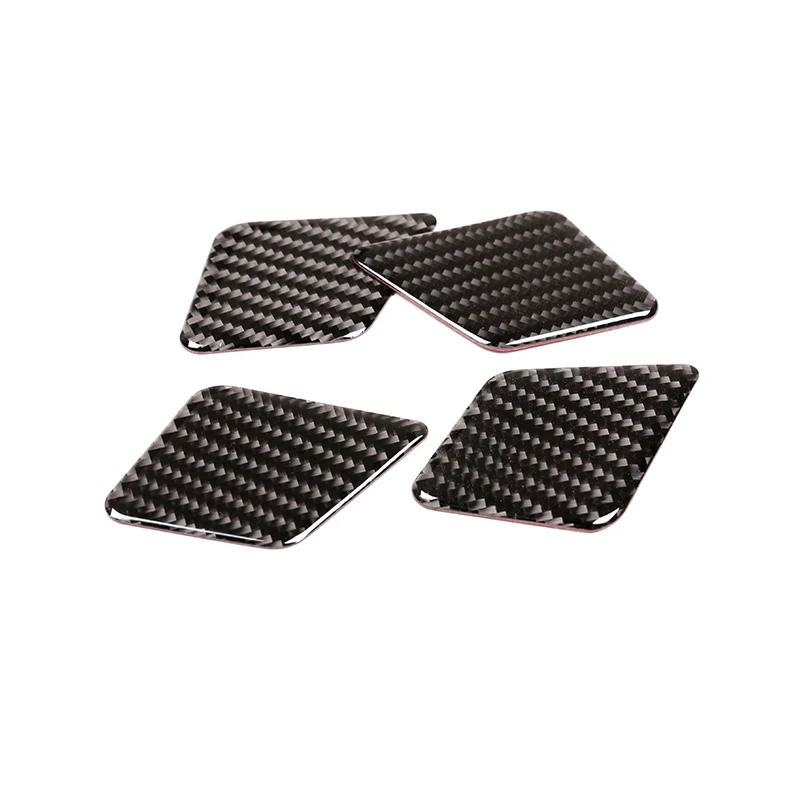 4pcs Soft Carbon Fiber For Mercedes Benz C Class W204 C180 C200 C260 2007-2013 Accessories Car Interior Door Bowl Cover Stickers