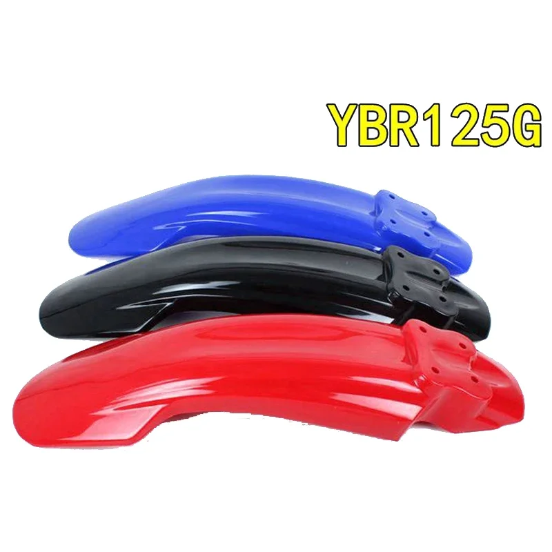 

Motorcycle Front Mudguard For Jianshe Yamaha JYM125 YBR125 YBR125G YBR JYM 125 Front Fender Red Blue Black Street Bike Mud Guard