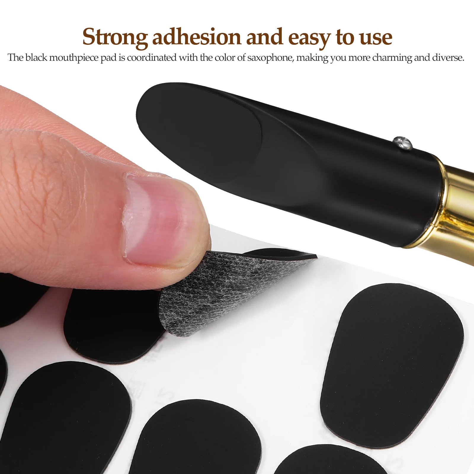 

94 Pcs Saxophone Tooth Pad Mouth Mouthpiece Patch Clarinet Soprano Guard Pads Alto Accessories