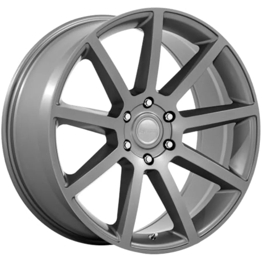 

22x9.5 6x135 +30 мм Gunmetal PE007 P6E 22-дюймовый колесный диск для внедорожников, прочная конструкция из алюминиевого сплава, матовая отделка, легкий вес