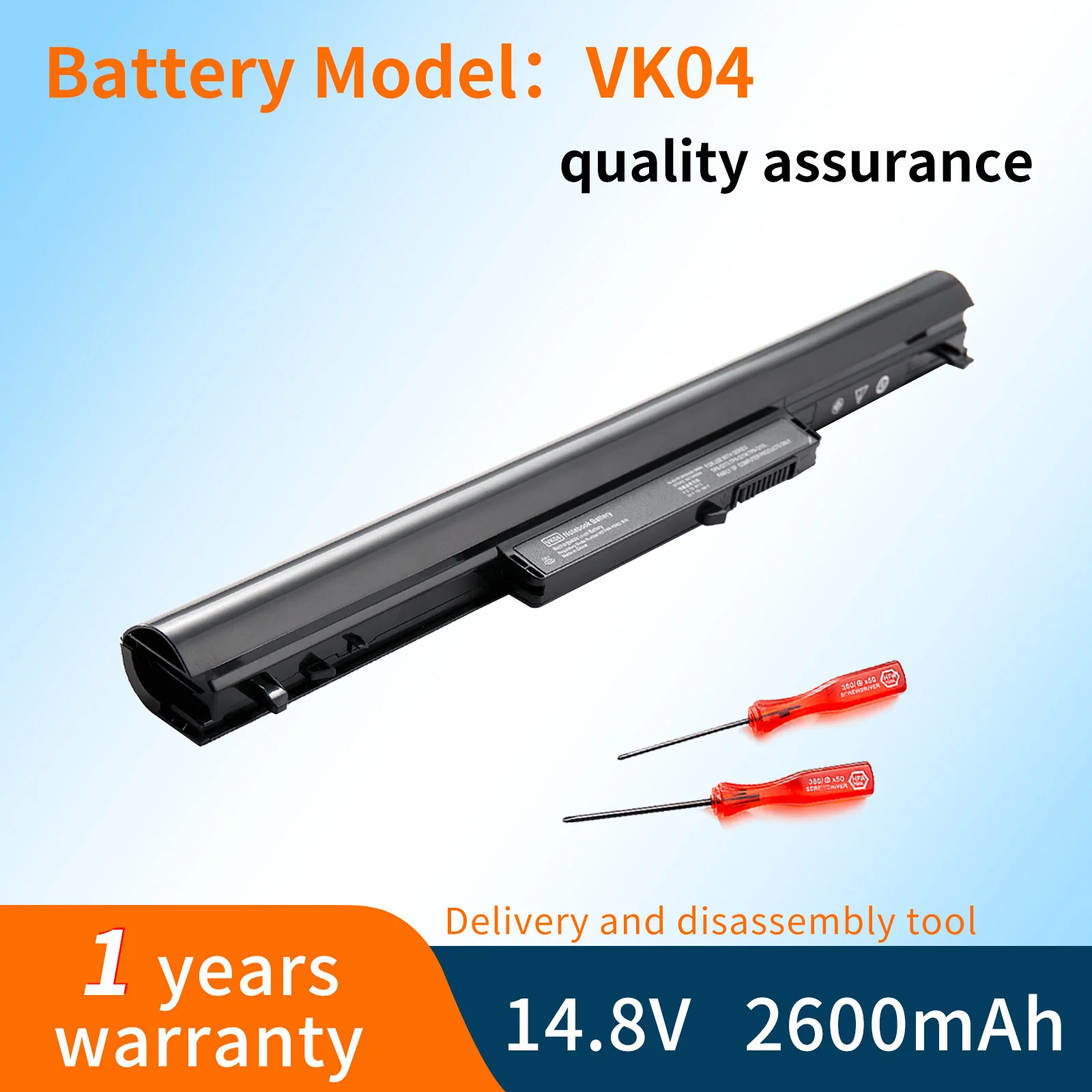 BVBH VK04 Laptop Battery for HP Pavilion Sleekbook 14 14T 14z 15 15T 15z Series HSTNN-DB4D HSTNN-YB4D 694864-851 695192-001