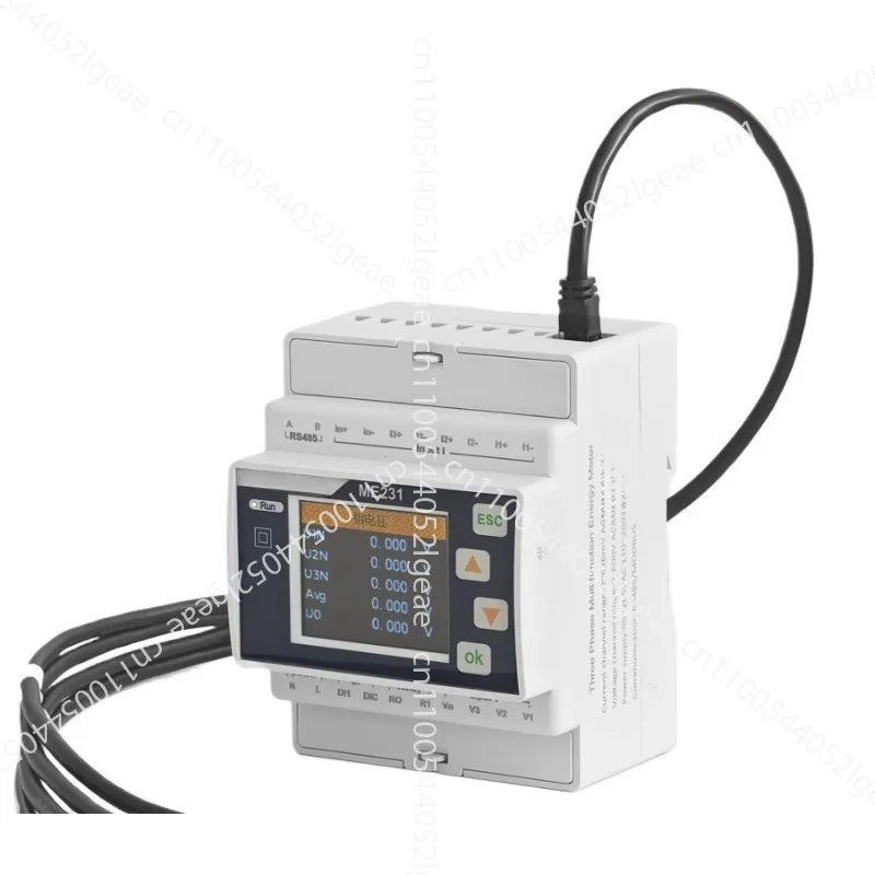 

Rail type smart meter ME231 zero sequence current