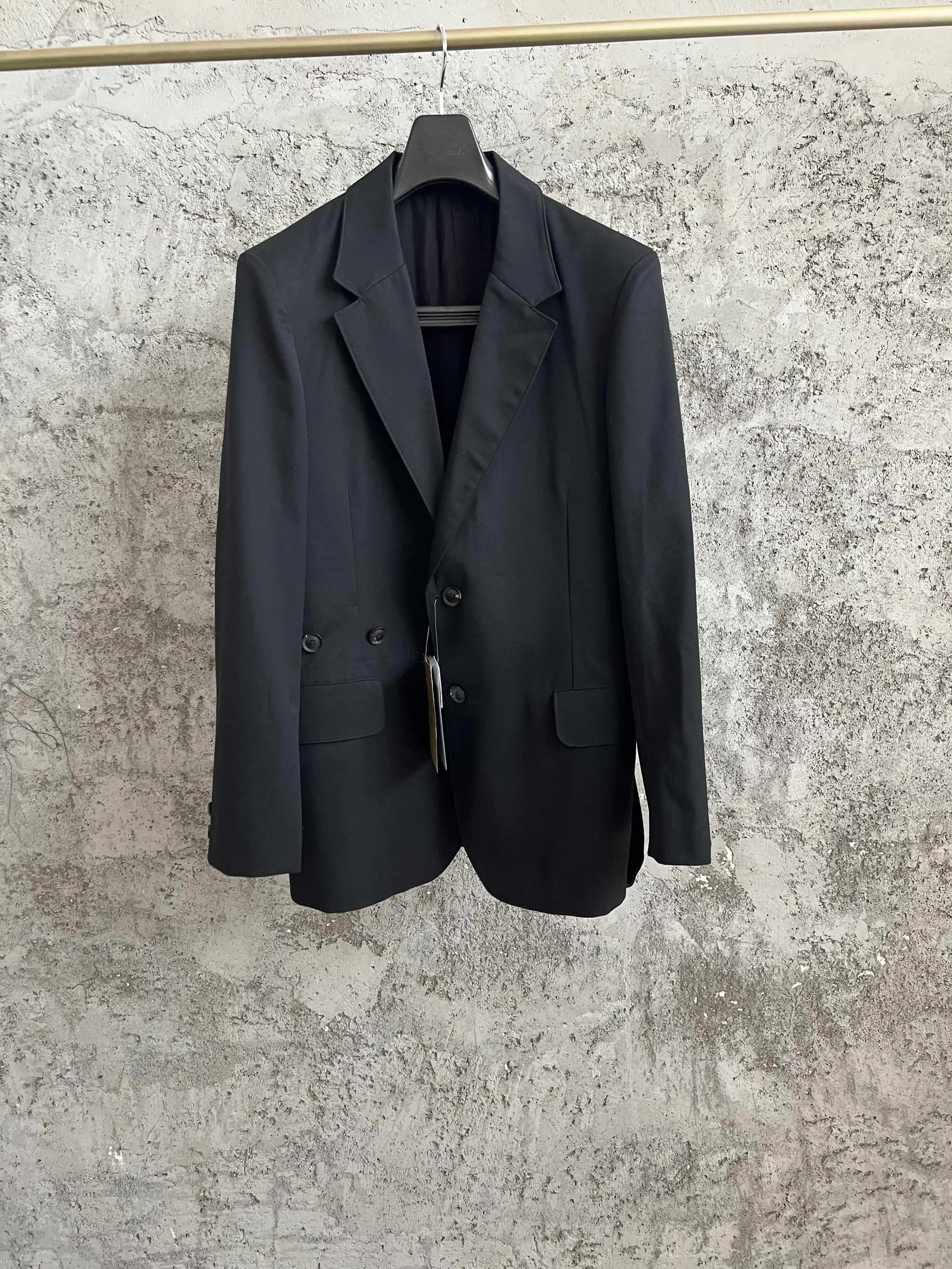TOP-YAMAMOTO original design wool multi-button long-sleeved suit casual pocket suit jacket suit