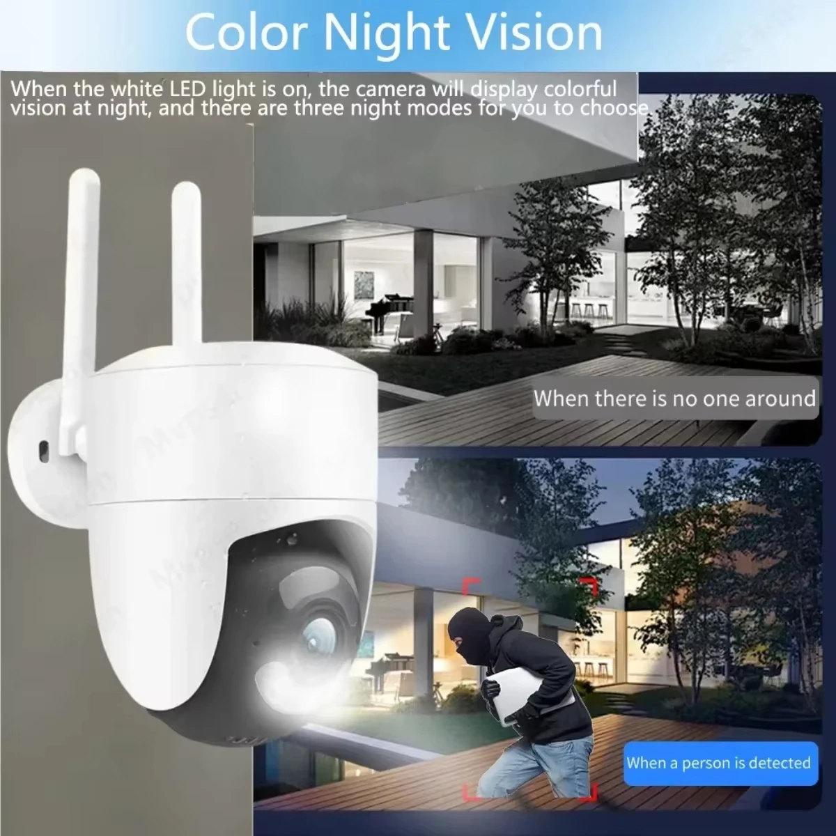

HD Tuya 8CH 5MP WIFI IP Camera System Set Two Way Audio 360° PTZ Control CCTV Wireless Video Surveillance Color Night Vision