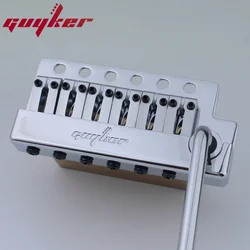 Guyker Guitar Tremolo Bridge String Spacing 10.8MM Guitar Bridge With Brass Saddle Brass Block