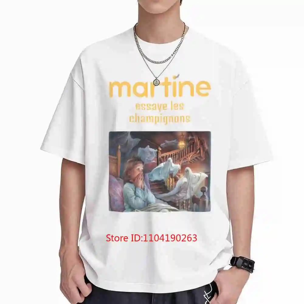 Martine Ghosts Short Sleeve Tee 100% Cotton T-Shirt