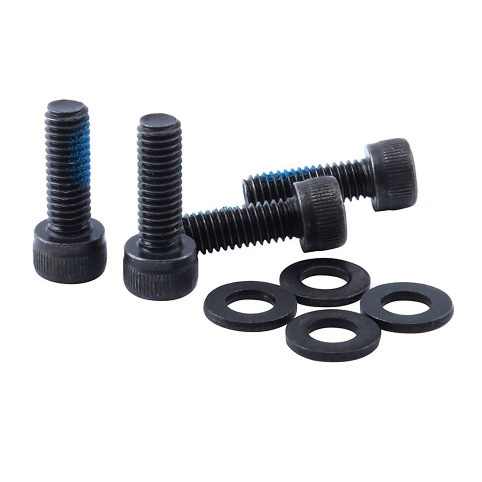 

4pcs M6*18 Steel Fixing Screws Disc Brake Mount Adapter For Mountain Bike Durable Rustproof Long Screws Replacement For