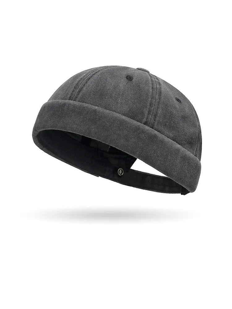 Street-style Soft-top gewassen hiphoppet - Unisex en veelzijdige boerenhoed - afbeelding 2