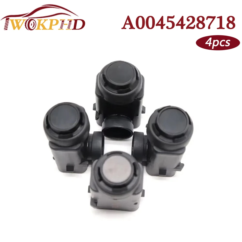 4PC PDC Parking Sensor A0045428718 Fit For Mercedes-Benz W163 W164 W203 W209 W210 W215 W211 W220 CL500 A-Class C-Class C203 S203