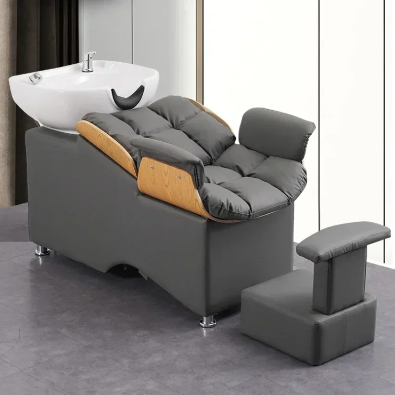 Professional Hair Spa Mobile Shampoo Chair Salon Living Room Nursing Bed Luxury Backwash Nail Cabeceiras Washbasin Hairdressing