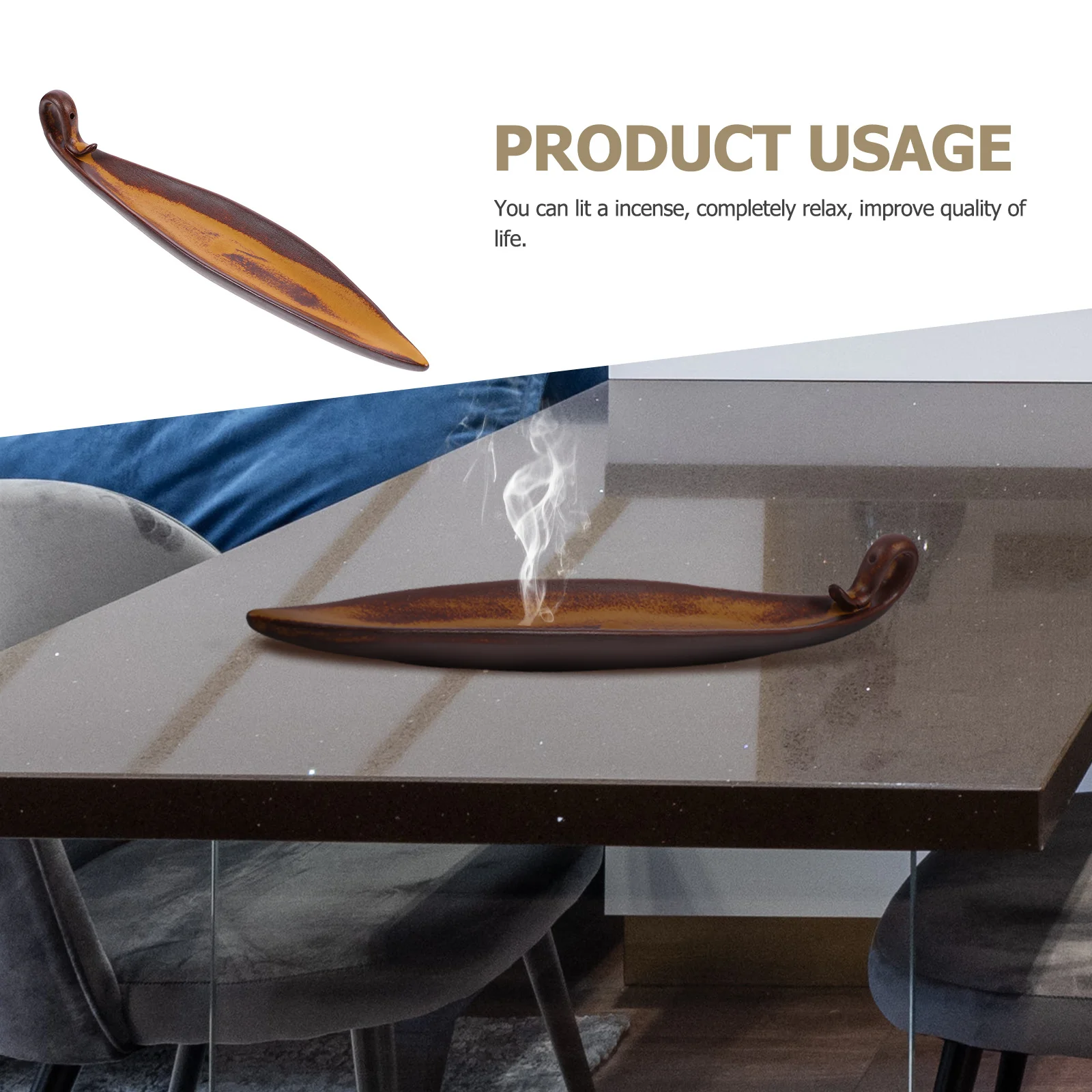 

Ceramic Incense Burner Home Aromatherapy Decoration Assorted Color High Quality Fine Craftsmanship Air Purifying