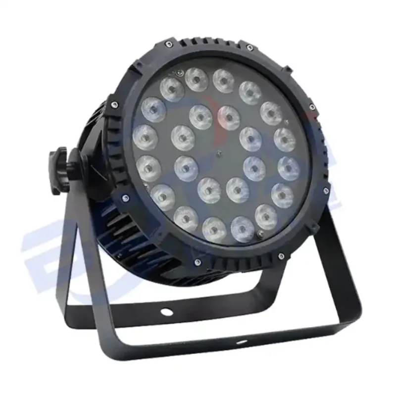 Botai ไฟพาร์ LED กลางแจ้ง24X15W 4ชิ้นพร้อม DMX512 5in1 rgbwa สำหรับการแสดงบนเวที DJ คอนเสิร์ตไฟ LED