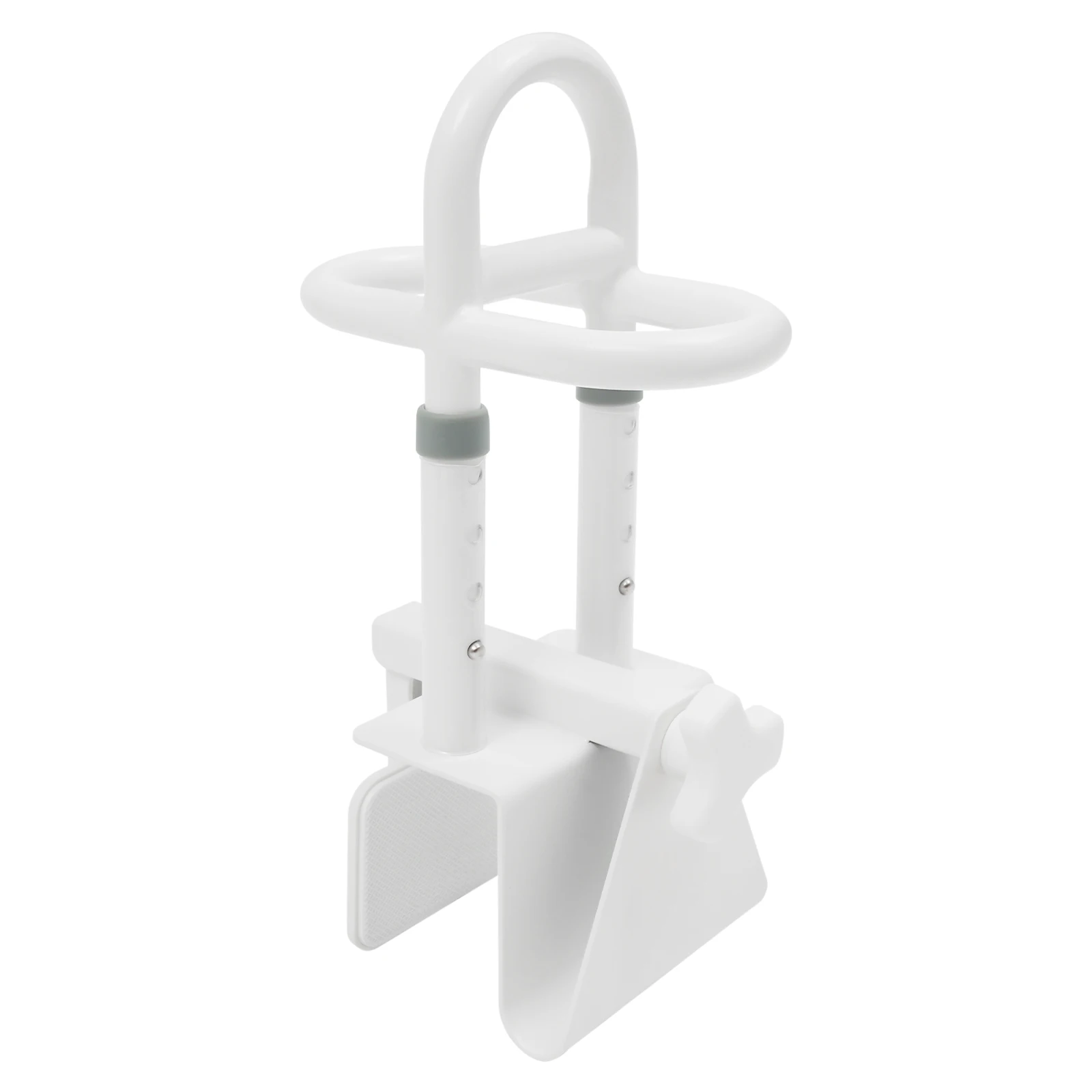 

Bathtub Handle, Bathtub Safety Rail, Bathing Triple Grip Safety Rail No Drilling 41-50cm Adjustable Carbon Steel for Bathroom