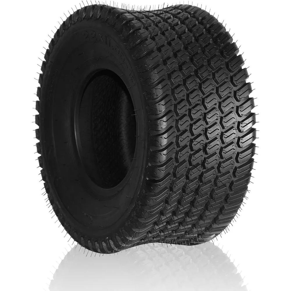 Set of 2 22x11-10 Turf Lawn Mower Tractor Riding Garden Tire 4PR Load Range B