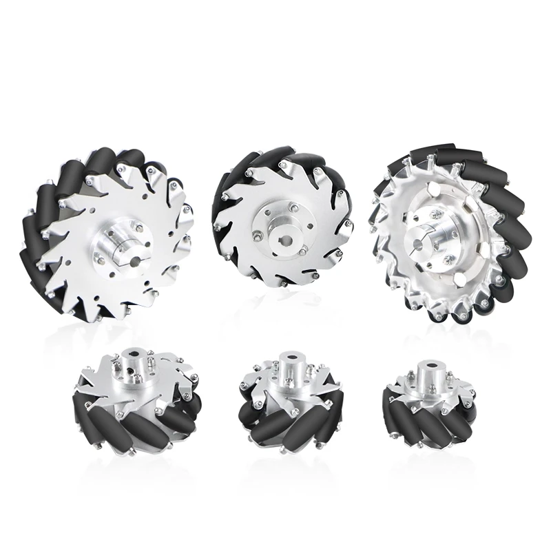 60mm 75mm wheels Mecanum wheels set of 4 intelligent car accessories, robot accessories
