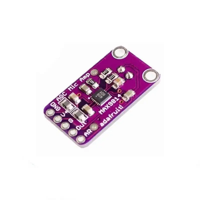 New MAX4466 Microphone AGC Amplifier Board Sound Sensor Module Auto Gain Control Attack For GY-MAX4466 PCB Board Diy Kit