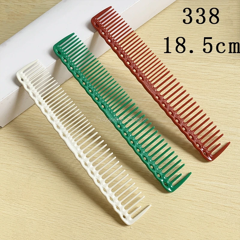 338 Japanese Anti-static Double Sided Hairdressing Comb 1pc Resin Classic Multifunctional Haircut Comb Salon Styling Tools