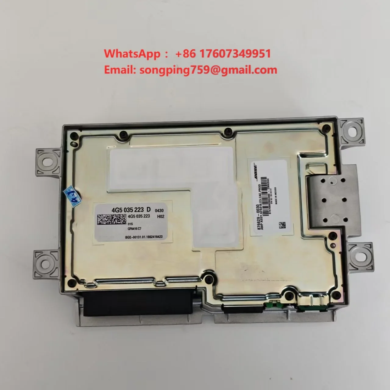 OEM Automotive Audio Amplifier Power Amplifier Audio Device for Cayenne Boxster carrera 4G5035223D 9A764544310
