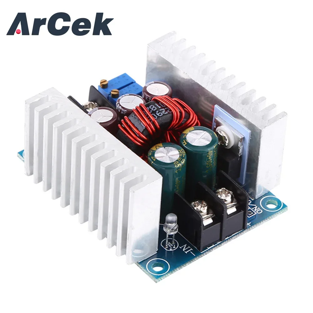 300W 20A DC-DC Buck Converter Step Down Module Constant Current LED Driver Power Step Down Voltage Module Electrolytic Capacitor