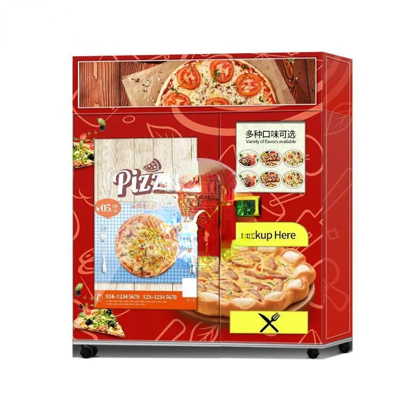 Hot sales110-220V 50/60HZ Pizza Cooking Vending Machine With Infrared Oven Outdoor Use