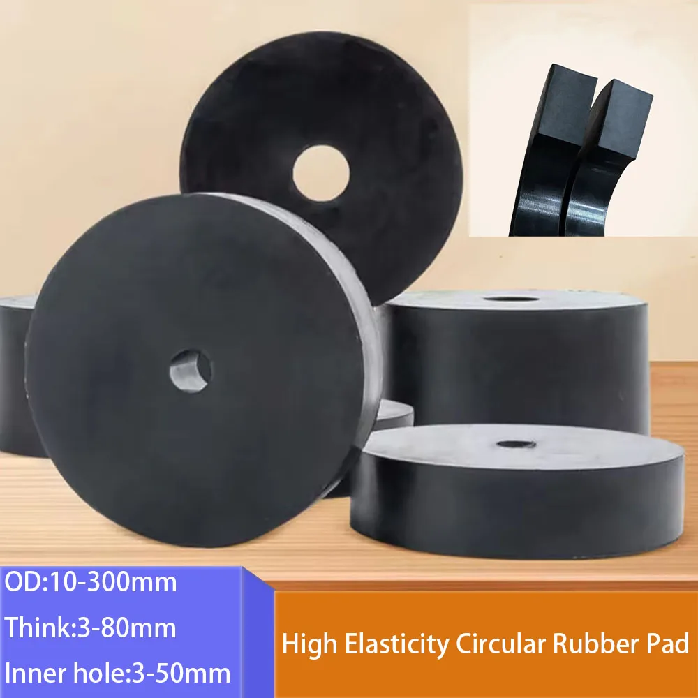 1Pcs High Elasticity Wear-Resistant Rubber Seal Dichtung Gaskets Withstand Voltage Mechanical Cushioning Shock Absorber Pad