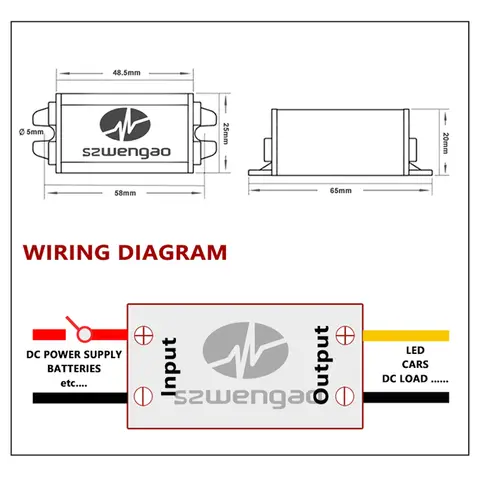 40V-90V से 24V 30A 48V से 24V 60V से 24V 72V से 24V 5A-50A DC DC बूस्ट मॉड्यूल स्टेबलाइजर वोल्टेज रेगुलेटर स्टेप डाउन कनवर्टर 10 best sales डीसी से डीसी - №4